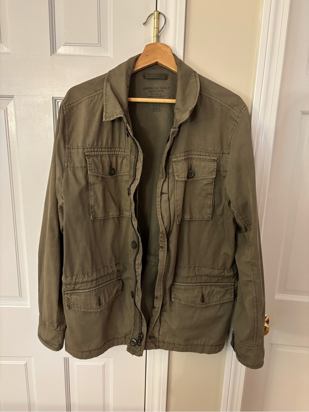American Eagle Outfitters Olive Utility Field Jacket